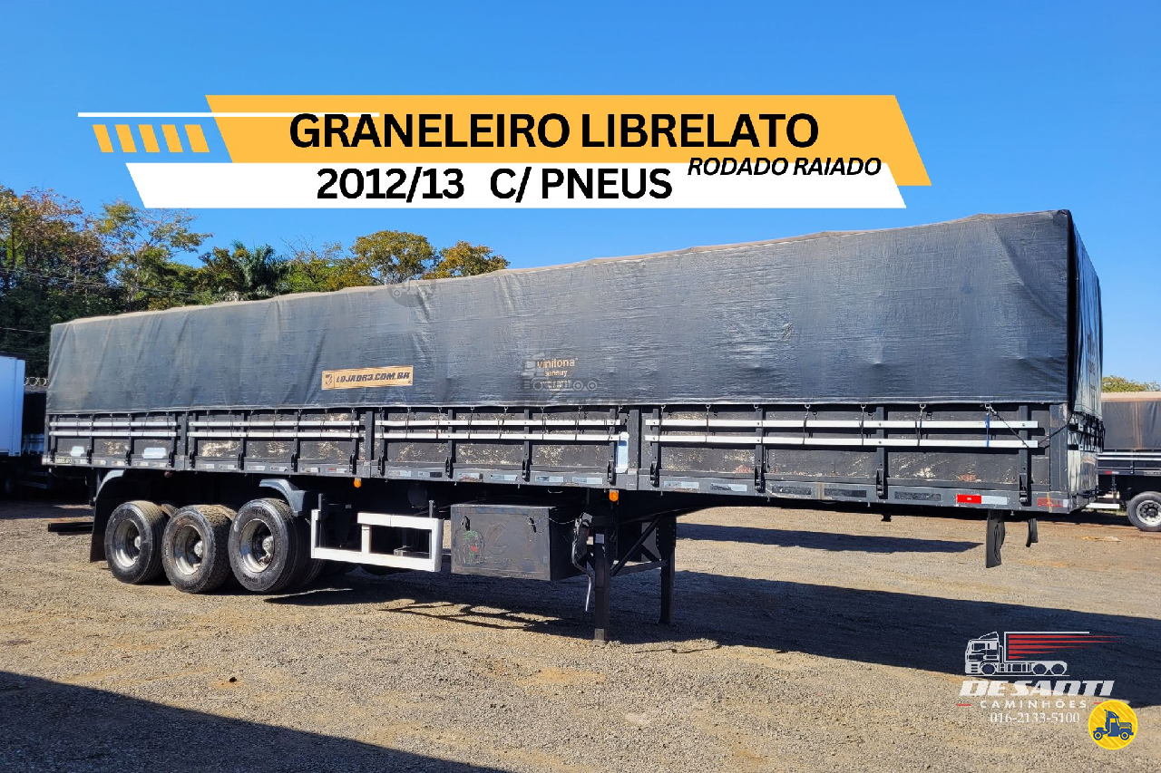 CARRETA SEMI-REBOQUE GRANELEIRO De Santi Caminhões RIBEIRAO PRETO SÃO PAULO SP